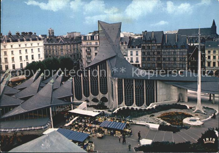 Rouen Place Vieux Marche Eglise Sainte Jeanne-d-Arc