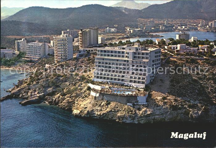 Magaluf Magalluf Mallorca Fliegeraufnahme Hotel