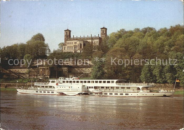 DRESDEN Elbe Weisse Flotte MS Ernst Thaelmann Elbe