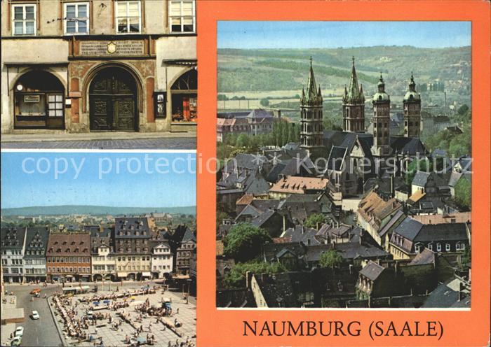 Naumburg Saale Historisches Portal Markt 10 Wilh Pieck Platz Domblick
