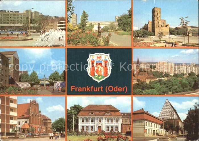 Frankfurt Oder Hotel Stadt Frankfurt Karl Marx Str Rathaus Botanischer Garten Kl