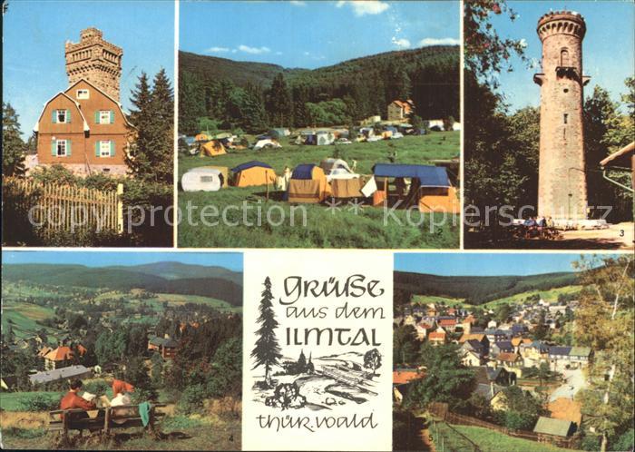 Ilmtal Hohe Warte Campingplatz Kickelhahn Stuetzerbach Manebach