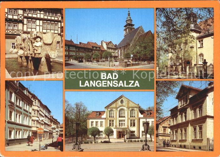 Bad Langensalza Platz der DSF Wilh Pieck Heim Bonifaciusgasse Kulturhaus Karl Li
