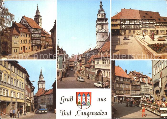 Bad Langensalza Schloss Kornmarkt Bonifaciusgasse Marktkirche Marktstr Boulevard