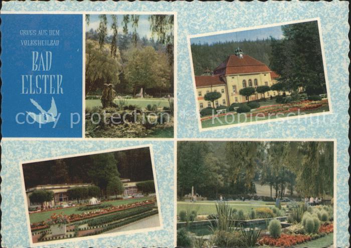 Bad Elster Volksheilbad Park Teilansichten