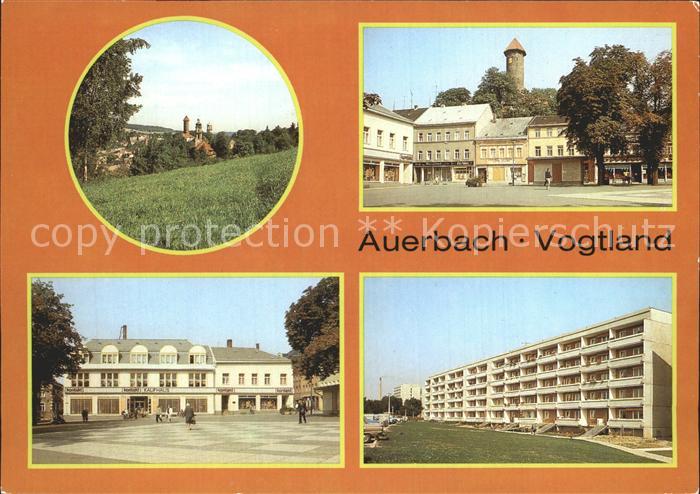 Auerbach Vogtland 3 Tuerme Friedensplatz Schloss Kontakt Kaufhaus Max Roelz Str