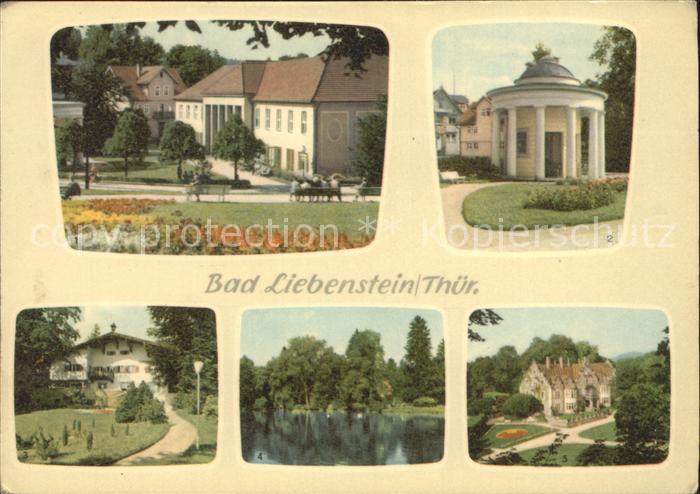 Bad Liebenstein Badehaus Brunnentempel Klubhaus Am Park Altenstein