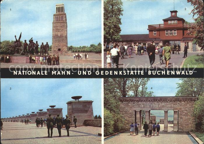 Buchenwald Weimar Nationale Gedenkstaette Turm Gruppenplastik Eingang zum ehem L