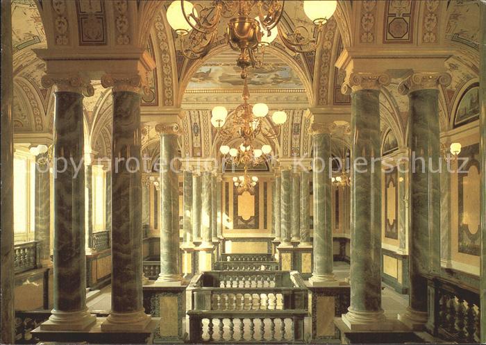 DRESDEN Elbe Semperoper Oberes Vestibuel Zwingerseite