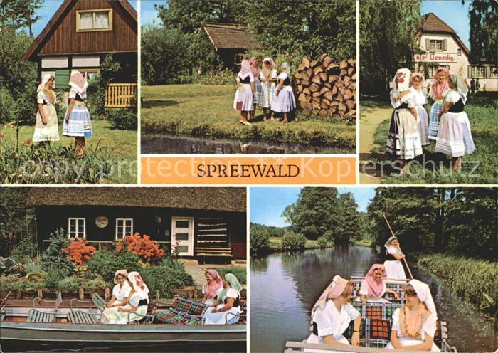 Spreewald Spreewaldtrachten Spreewaldpartien