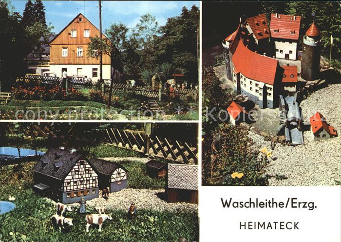 Waschleithe Gasthaus Osterlamm Burg Scharfenstein Niedere Muehle im Gruenhein He