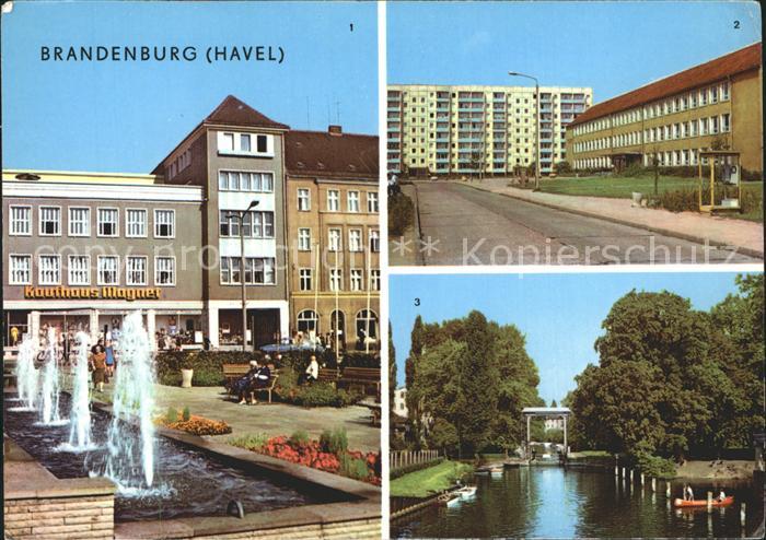 Brandenburg Havel Kaufhaus Magnet Molkenmarkt Bertolt Brecht Oberschule Stadtsch