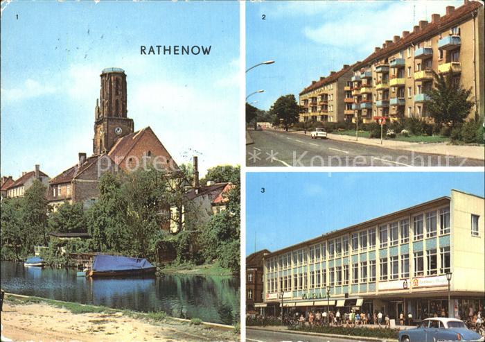 Rathenow Havel Schleusenweg Leninallee Kaufhaus Magnet