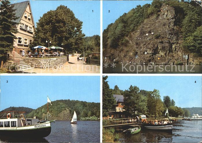 Kriebstein Talsperre HOG Anlegestelle Kriebstein Wappenfelsen Lauenhain mit Wapp