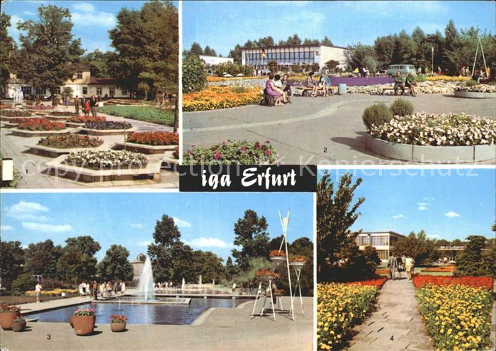 ERFURT  CITY IGA Erfurt rosengarten Festplatz Wasserachse Zentralgaststaette