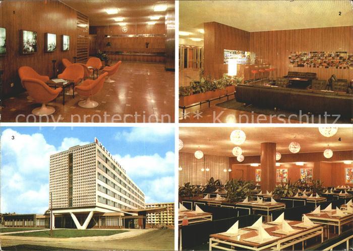 Cottbus Empfangshalle Hallenbar Aussenansicht Hotelrestaurant