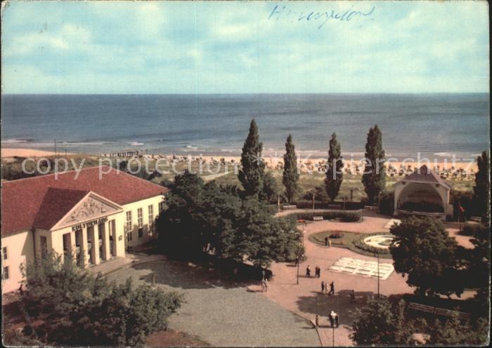Heringsdorf Ostseebad Usedom Kulturhaus Musikpavillon Strand