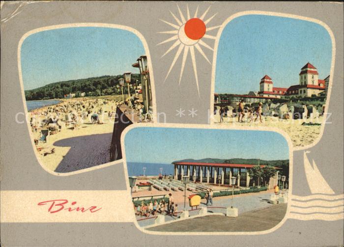 Binz Ruegen Strand Kurhaus Promenade