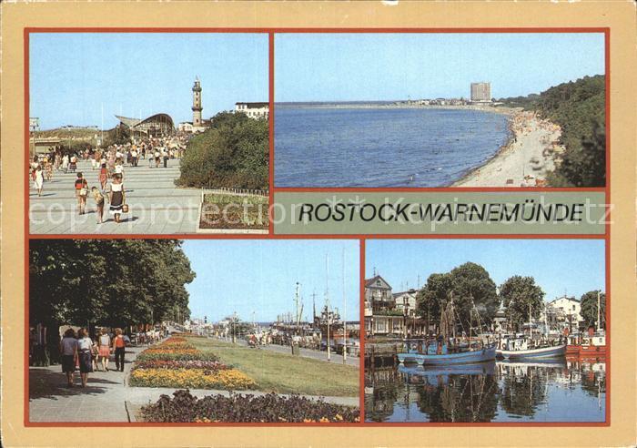 Rostock-Warnemuende Strand Promenade Am Alten Strom