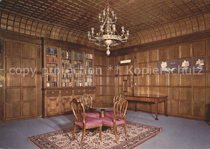 Potsdam Schloss Cecilienhof Arbeitsraum der amerikanischen Delegation