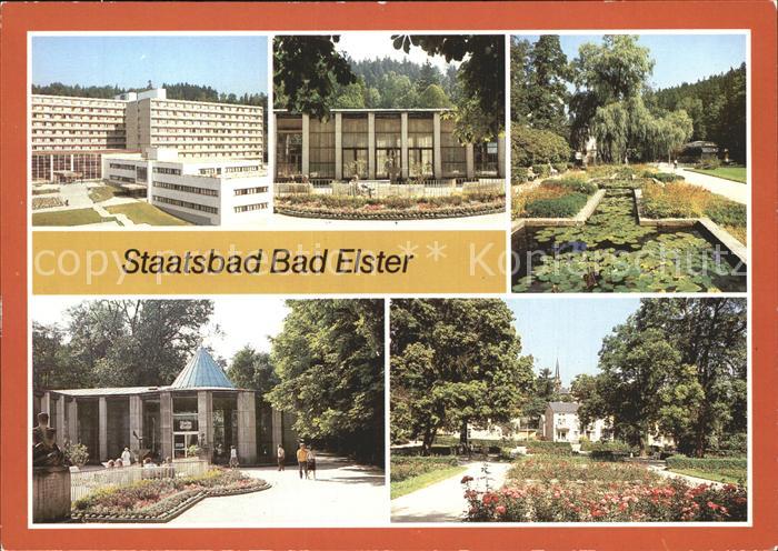 Bad Elster Therapiegebaeude Moritzquelle Badecafe Rosengarten