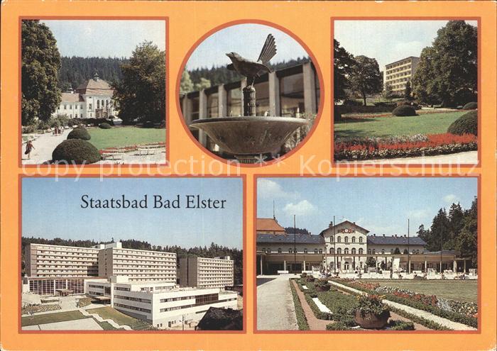 Bad Elster Badehaus Mueritzquelle Bettenhaus Therapiegebaeude Badeplatz