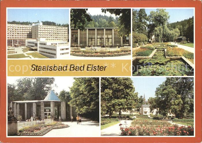 Bad Elster Therapiegebaeude Moritzquelle Badecafe Rosengarten