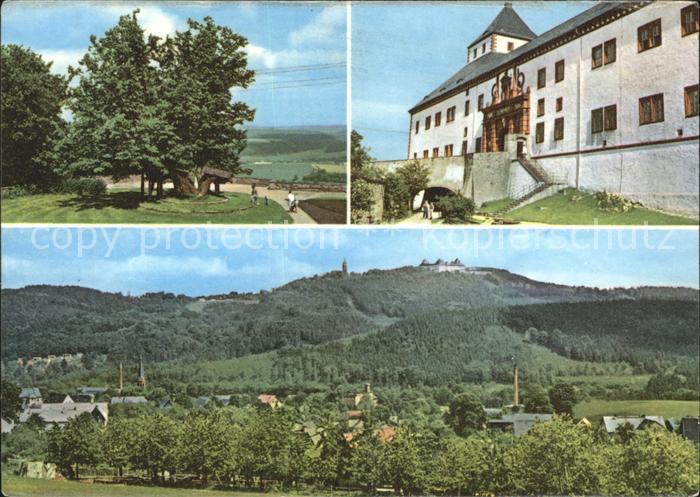 Augustusburg Schloss Linde Nordportal Erdmannsdorf Schlossblick