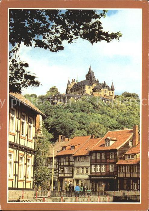 Wernigerode Harz Schoene Ecke mit Feudalmuseum Schloss Wernigerode