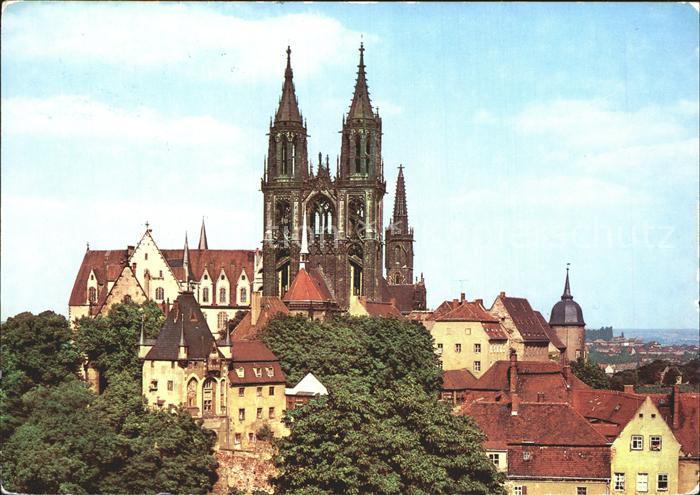 Meissen Elbe Sachsen Albrechtsburg mit Dom