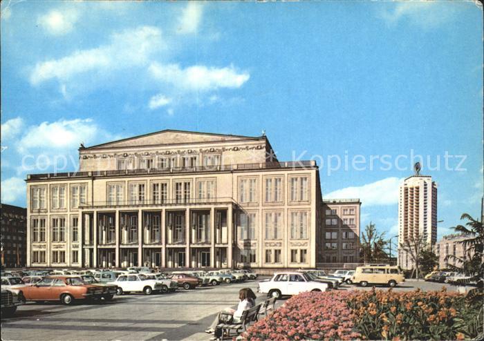 LEIPZIG Sachsen Opernhaus am Karl Marx Platz