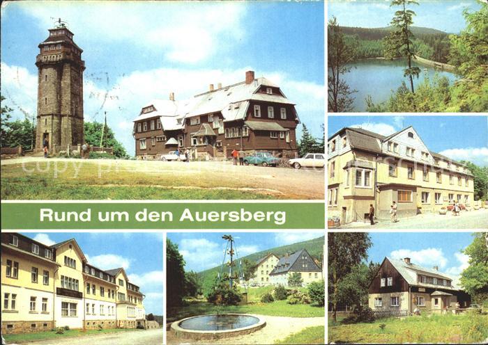 Auersberg Wildenthal Aussichtsturm Berghotel Auersberg Steinbach Waldfrieden Wil