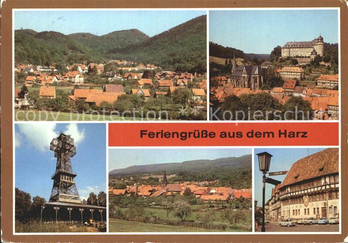 Wiegersdorf FDGB Erholungsheim Comenius Stolberg Josephskreuz Rathaus Neustadt