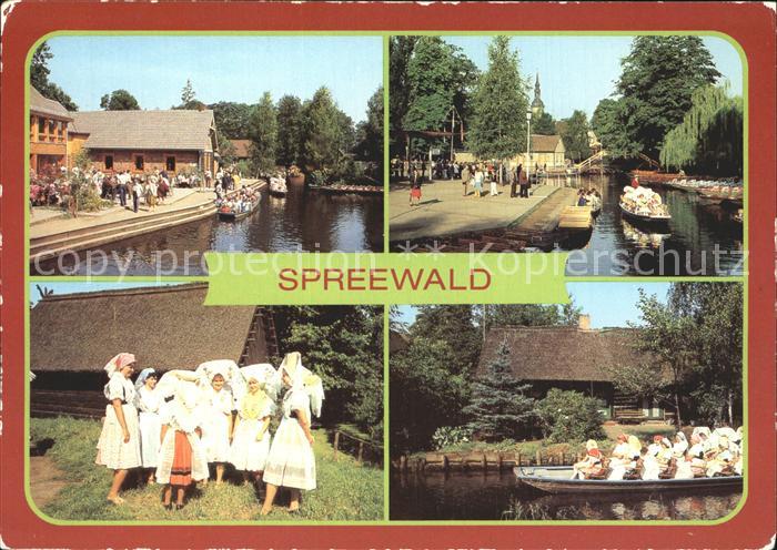 Spreewald Spreewaldtrachten Spreewaldpartien