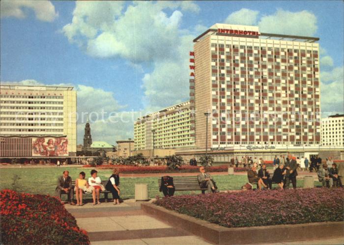 DRESDEN Elbe Prager Strasse Interhotel