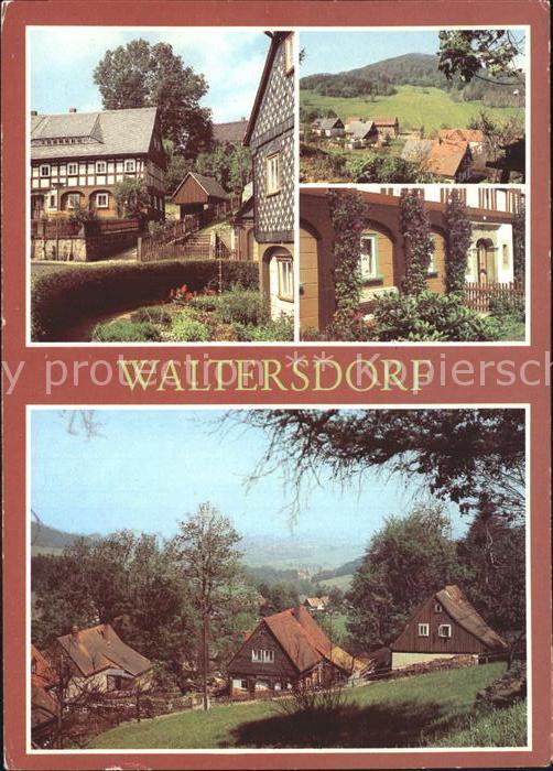 Waltersdorf Zittau Umgebindehaeuser Lausche Teilansicht Tuerstock