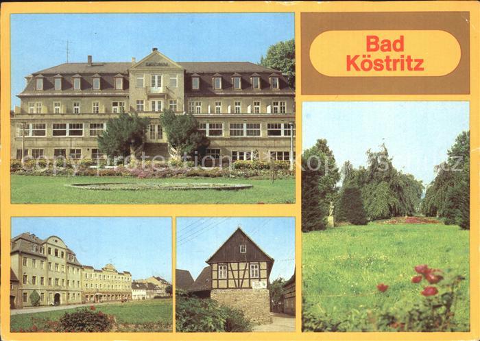 Bad Koestritz Sanatorium Thaelmann Str HOG Frosch Schlosspark