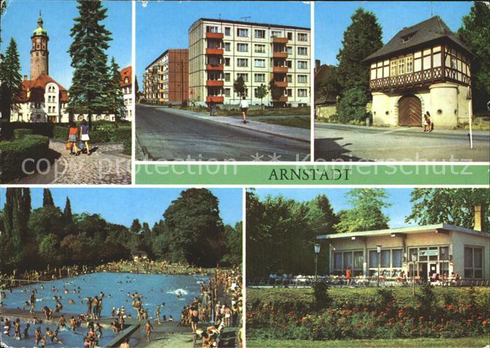 Arnstadt Ilm Neideckturm Rudolstaedter Str Fischtor Bad HO Cafe DSF