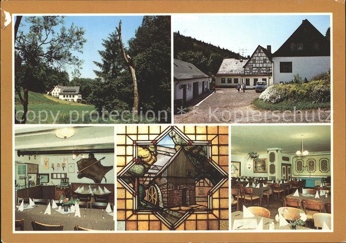 Kleinolbersdorf-Altenhain Gaststaette Sternmuehle Teilansichten Gastraeume