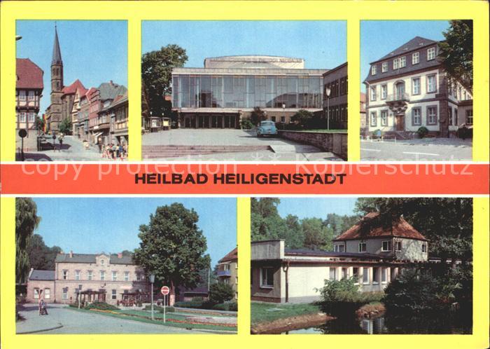 Heiligenstadt Eichsfeld Am Berge Kreiskulturhaus Theodor Neubauer Rathaus Bahnho
