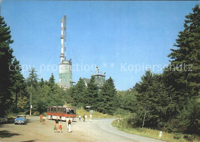 Grosser Inselsberg Teilansicht Sendeturm