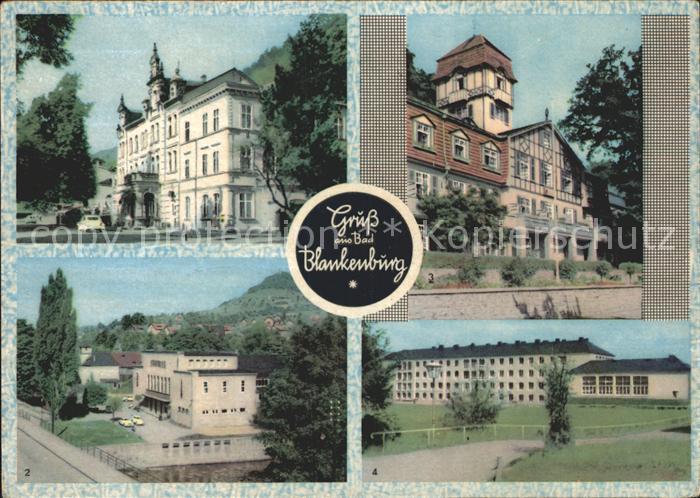 Blankenburg Harz FDGB Erholungsheim Chrysopras Stadthalle Ferienheim Am Goldberg