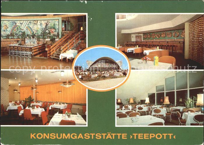 Rostock-Warnemuende Konsum Gaststaette Teepott Bar Restaurant Cafe