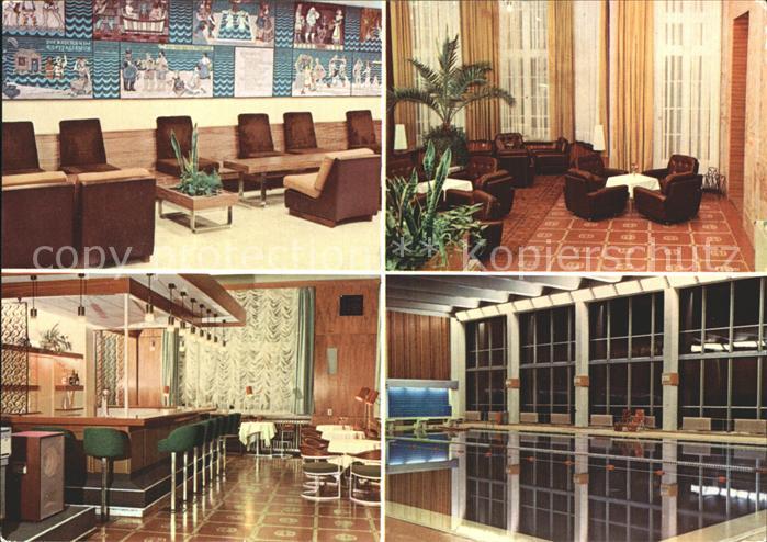 Kuehlungsborn Ostseebad Meerwasserschwimmbad Aufenthaltsraum Bar