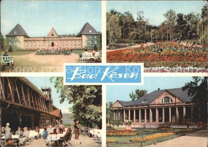 Bad Koesen Med Badeanstalt Park Gradierwerk Kurmittelhaus