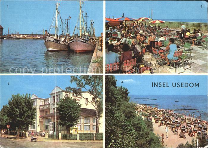 Usedom Mecklenburg-Vorpommern Fischerhafen Konsum Strandhalle FDGB Erholungsheim