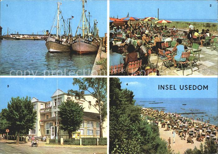 Usedom Mecklenburg-Vorpommern Fischerhafen Trassenheide Konsum Strandhalle Koelp