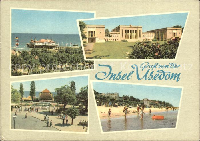 Usedom Mecklenburg-Vorpommern Seebaeder Ahlbeck Heringsdorf Zinnowitz Bansin