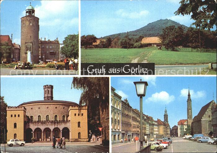 Goerlitz Sachsen Marienplatz Landeskrone Kaisertrutz Leninplatz