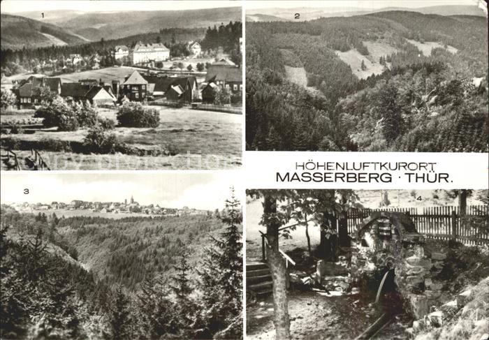 Masserberg Teilansicht Dachsbachgrund ueanorama Werraquelle